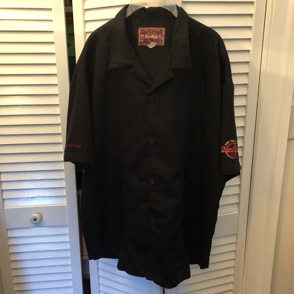 Hard Rock Café Vintage casual button down shirt, 5